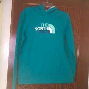 Teal North Face Hoodie
